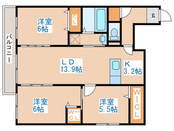 シティレジデンス南13条の物件間取画像